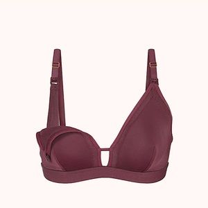 “The Busty Maternity Bralette” by Lively in Plum